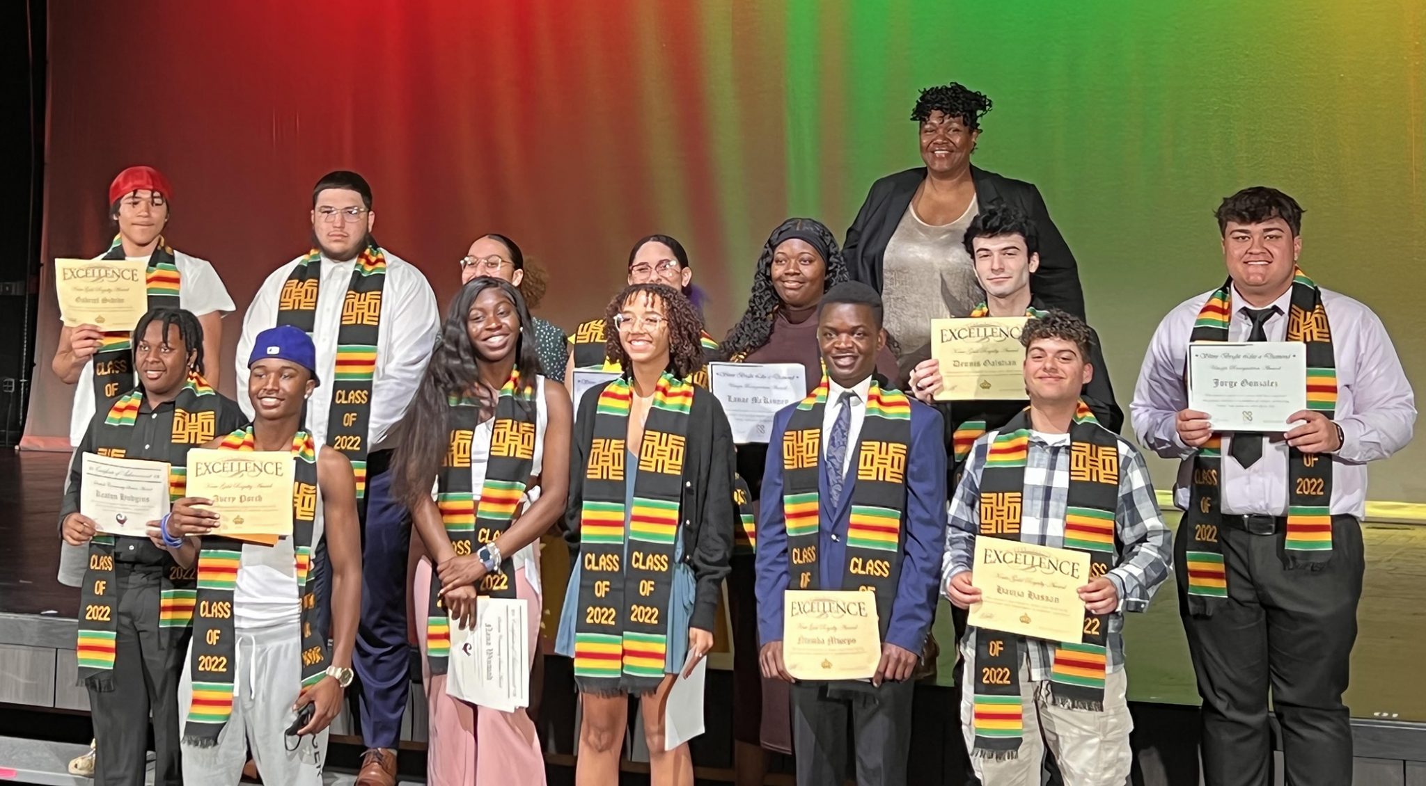 JD High School seniors presented with Kente stoles JamesvilleDewitt