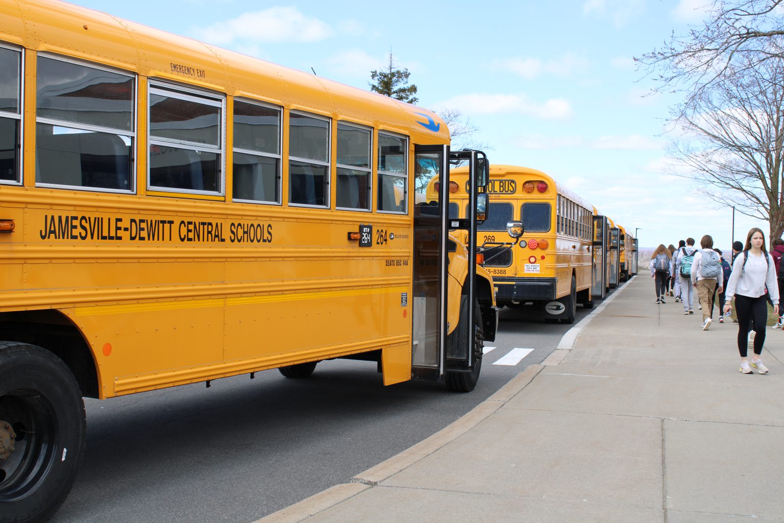 JamesvilleDeWitt bus fleet passes safety inspections with 100 rating