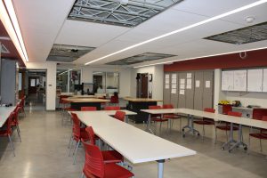 Photo of Makerspace classroom at J-D High School.