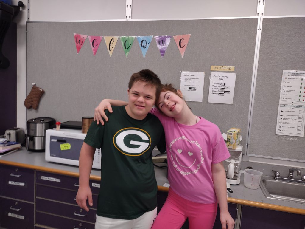 Image of two students posing for a photo.