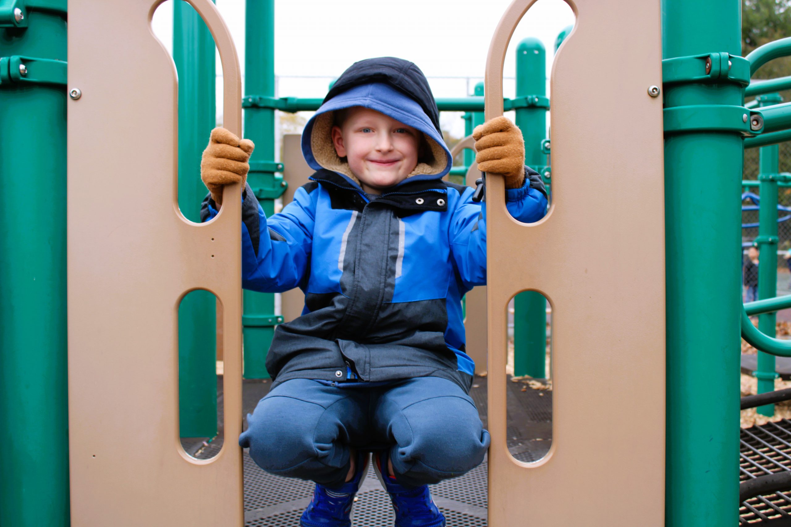 Image of student on playground.