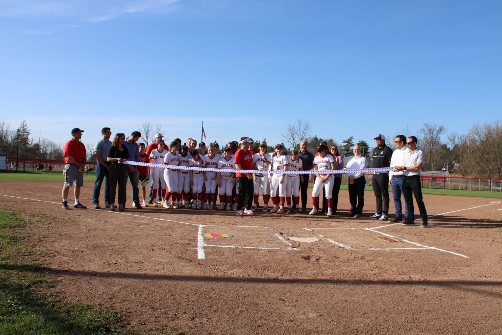 Image of Lyndon Field Softball Complex ribbon cutting.