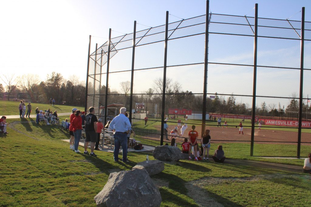 Image of Lyndon Field Softball Complex fencing.