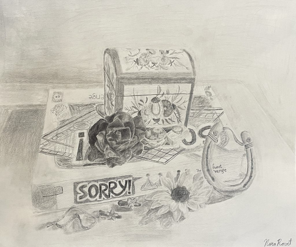Nora Rovit's graphite still life