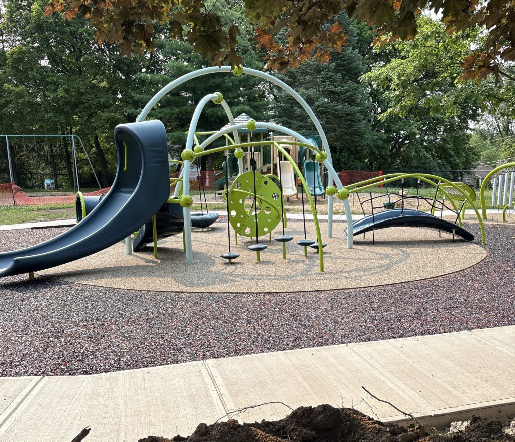 UPK Playground installation progress.